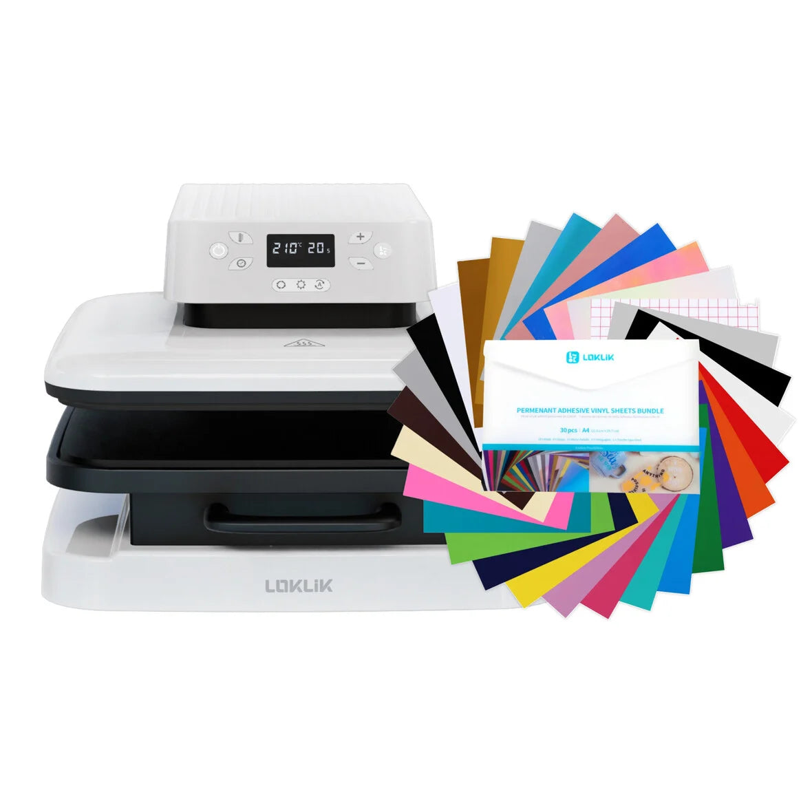 LOKLiK Permanent vinyl material bundle (A4)