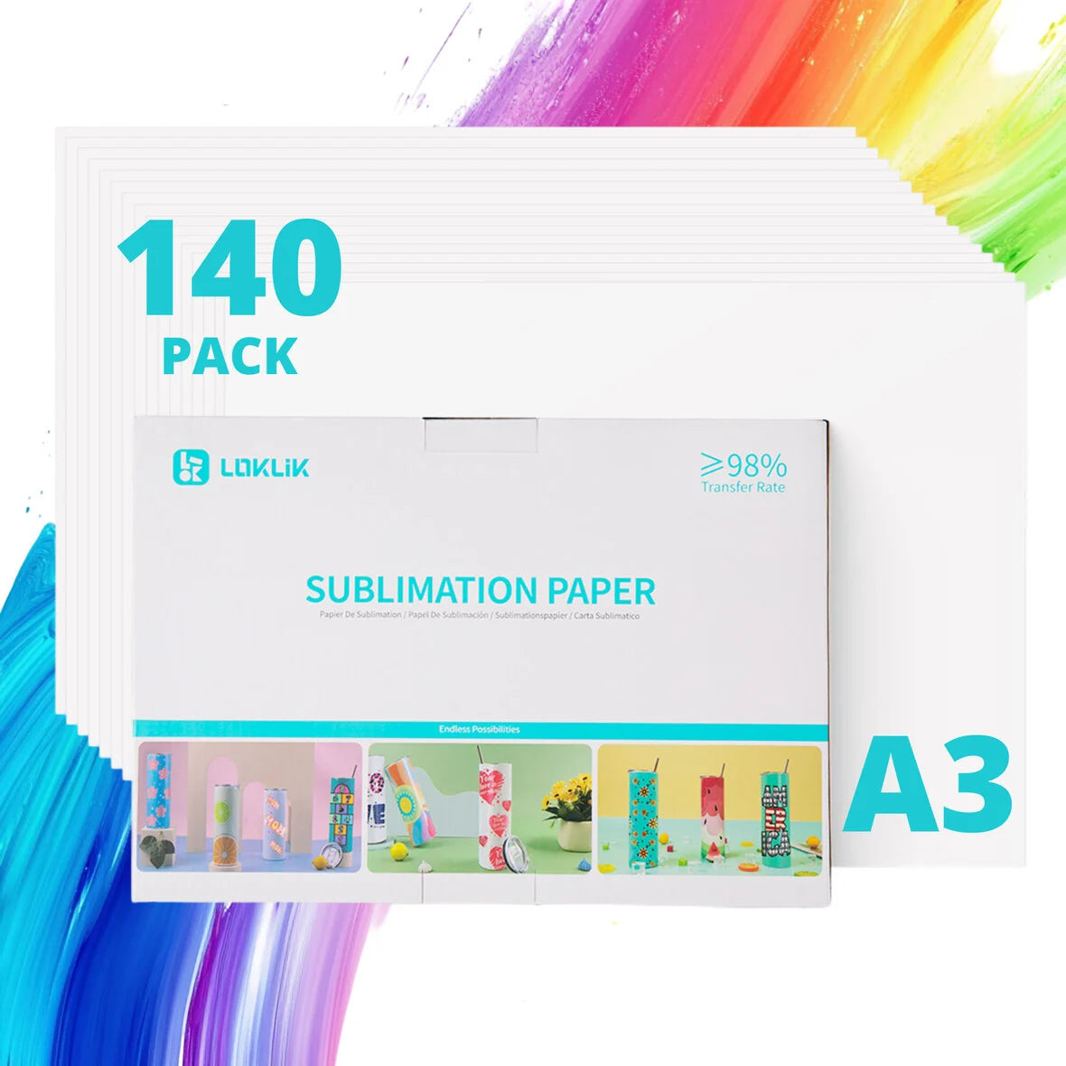 LOKLiK Sublimation Paper A3 - 140 Pack