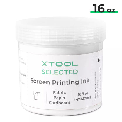 xTool White Screen Printing Ink 473.12ml