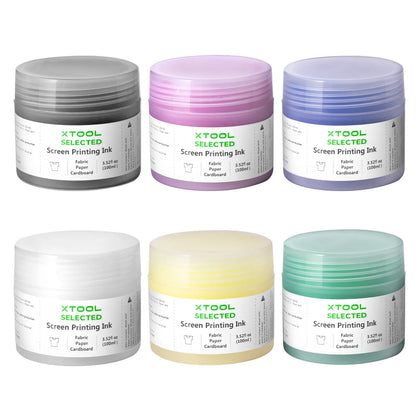 xTool Screen Printing Ink Set (6 Colors)