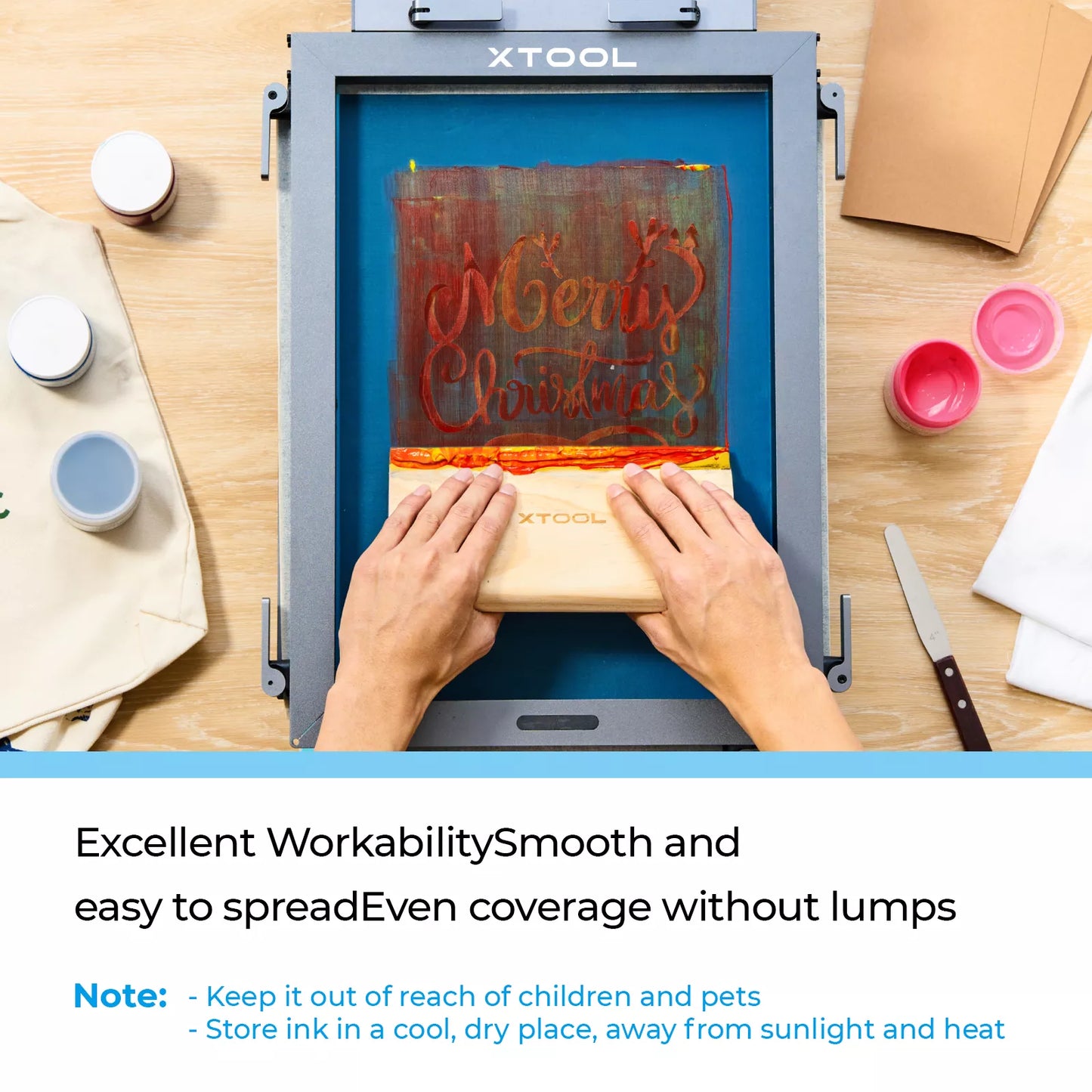 xTool White Screen Printing Ink 473.12ml