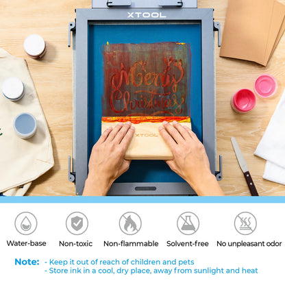 xTool Screen Printing Ink Set (6 Colors)