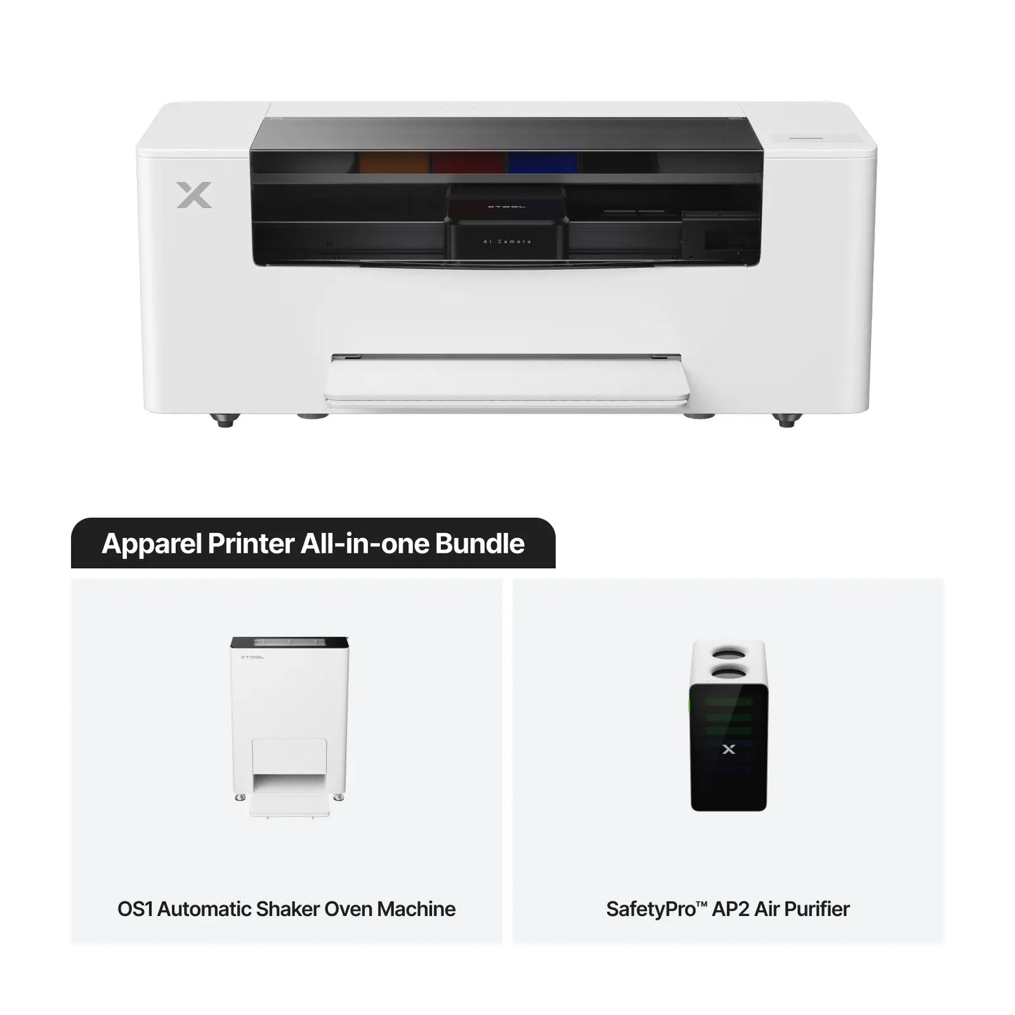 xTool Apparel Printer: One Click DTF Printer, Effortless Customization for Business