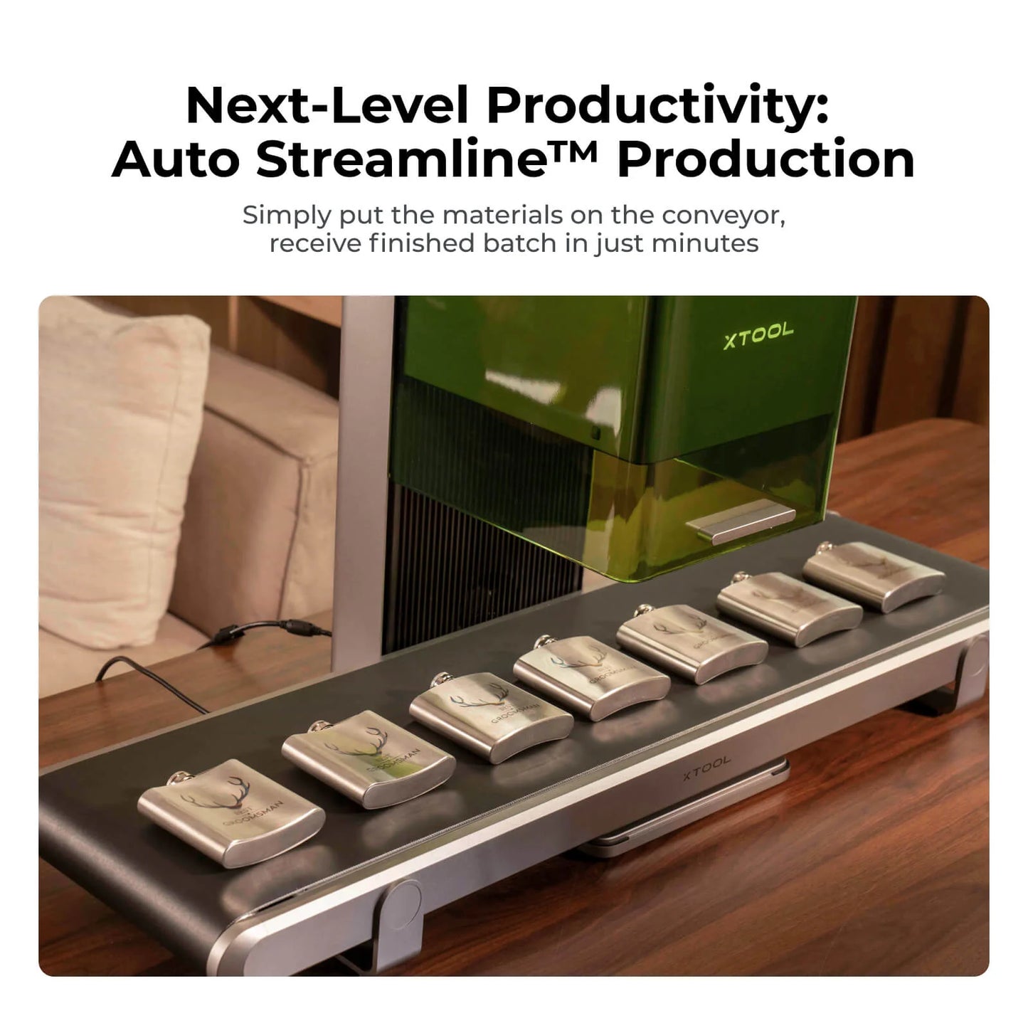 xTool Auto Streamline™ Conveyor for F2 Ultra/F1 Ultra
