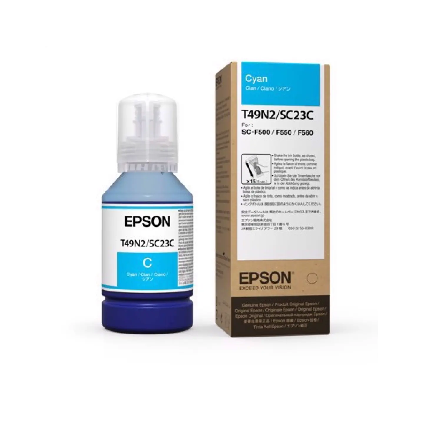 Epson Sublimation Ink SureColor SC-F500-F100 Cyan