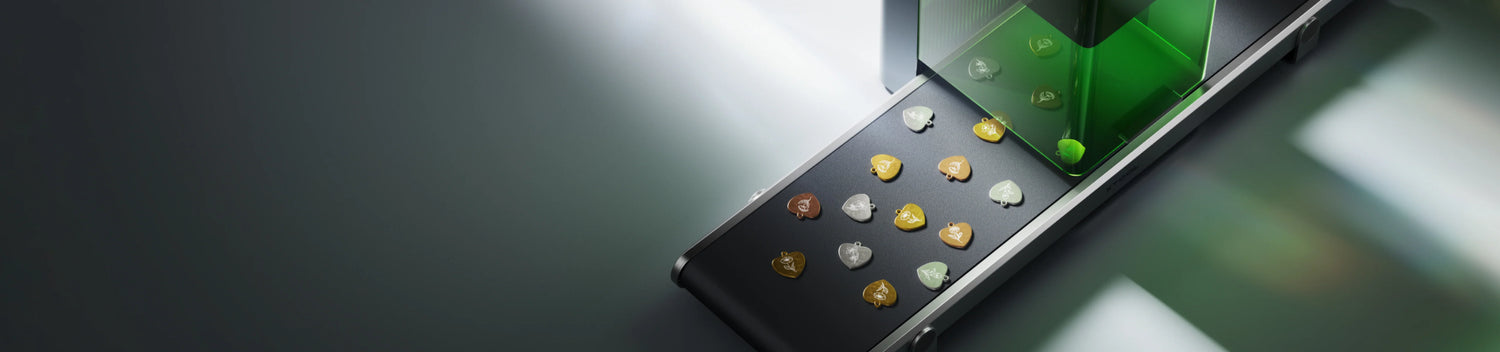 Close-up of F1 Ultras conveyor belt and batch processing  