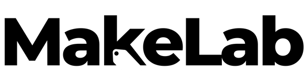 MakeLab main logo black and white