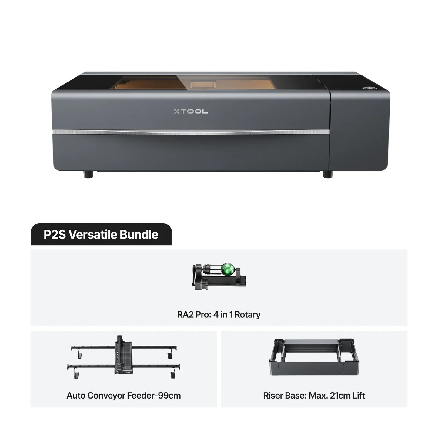 xTool P2S 55W Desktop CO2 Laser Cutter