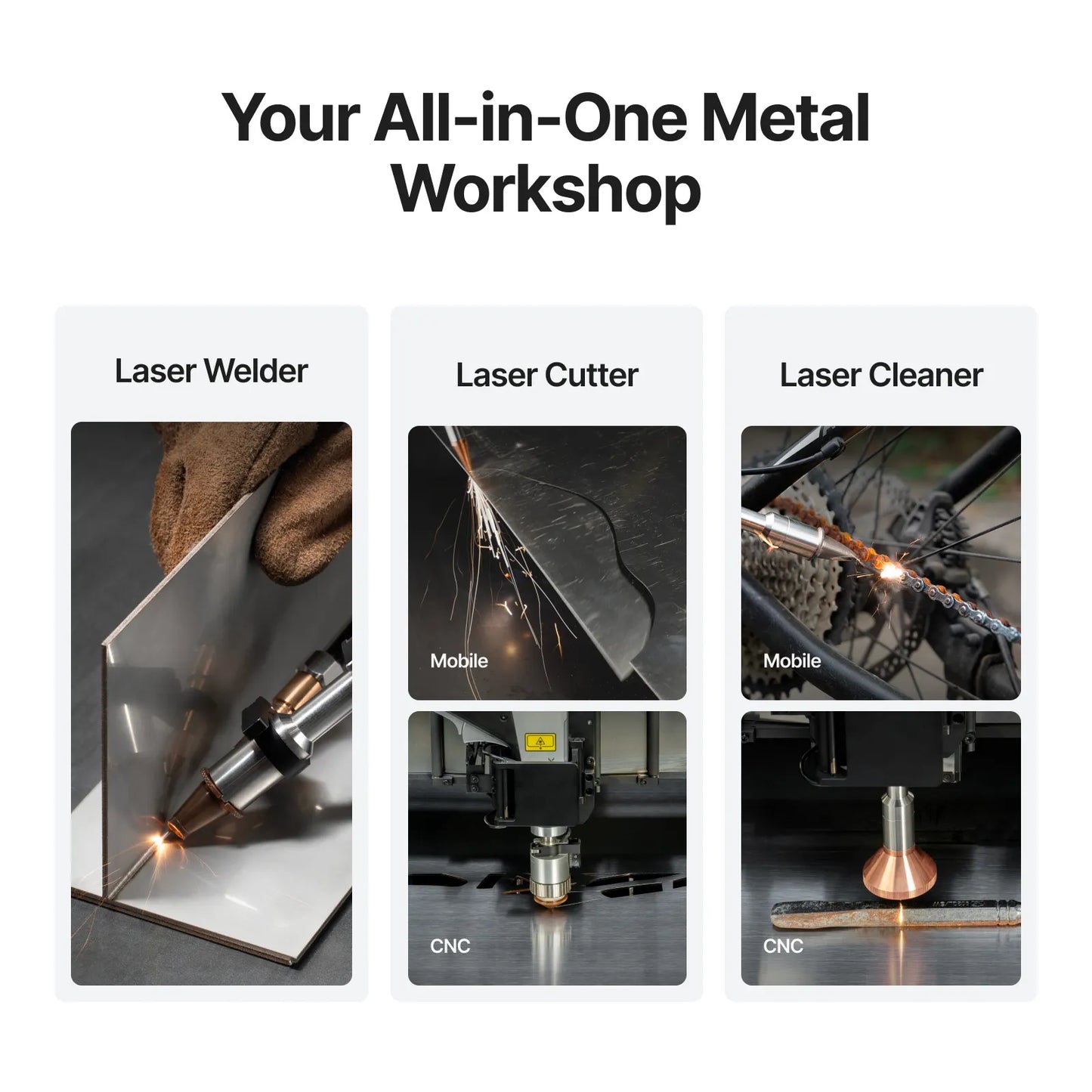 xTool MetalFab Laser Welder / CNC Cutter