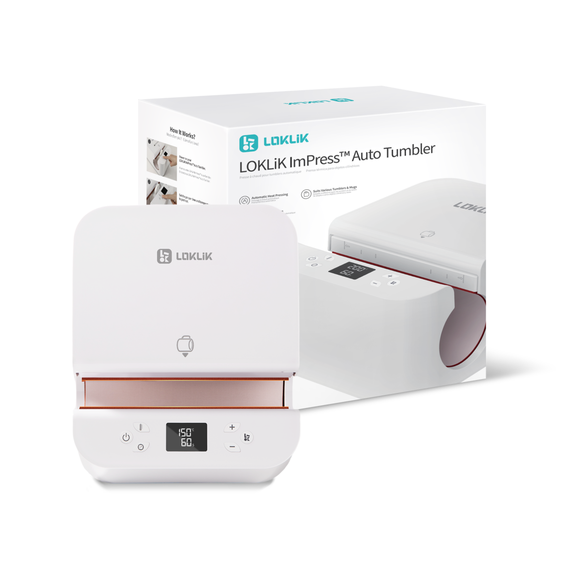 LOKLiK Auto Tumbler Heat Press