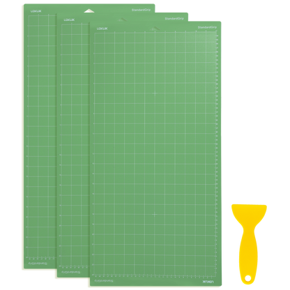 LOKLiK Cutting Mat 3 Pack - Green Standard Grip 30.5 x 61cm