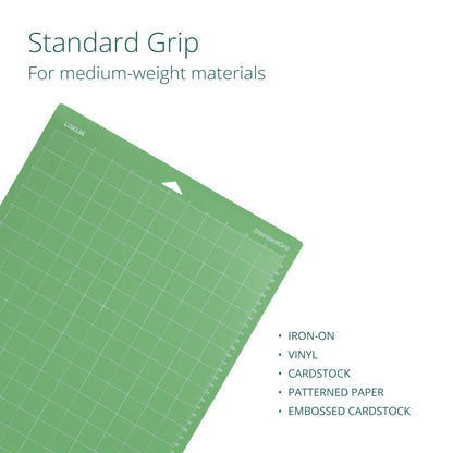 LOKLiK Cutting Mat 3 Pack - Green Standard Grip 30.5 x 61cm