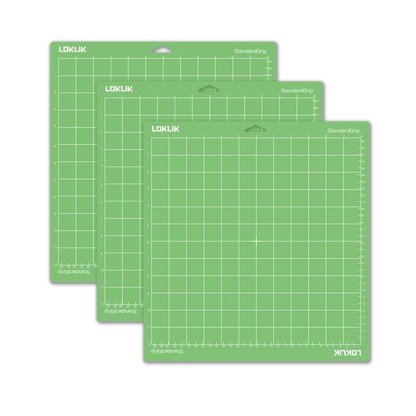 LOKLiK Cutting Mat 3 Pack - Green Standard Grip