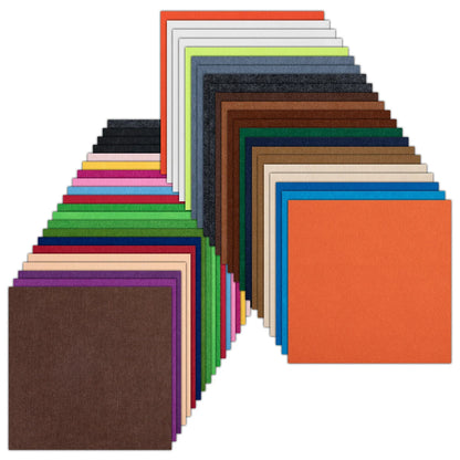 LOKLiK Felt Sheet Bundle 1.0 mm - Mixed Colours - 42 pack