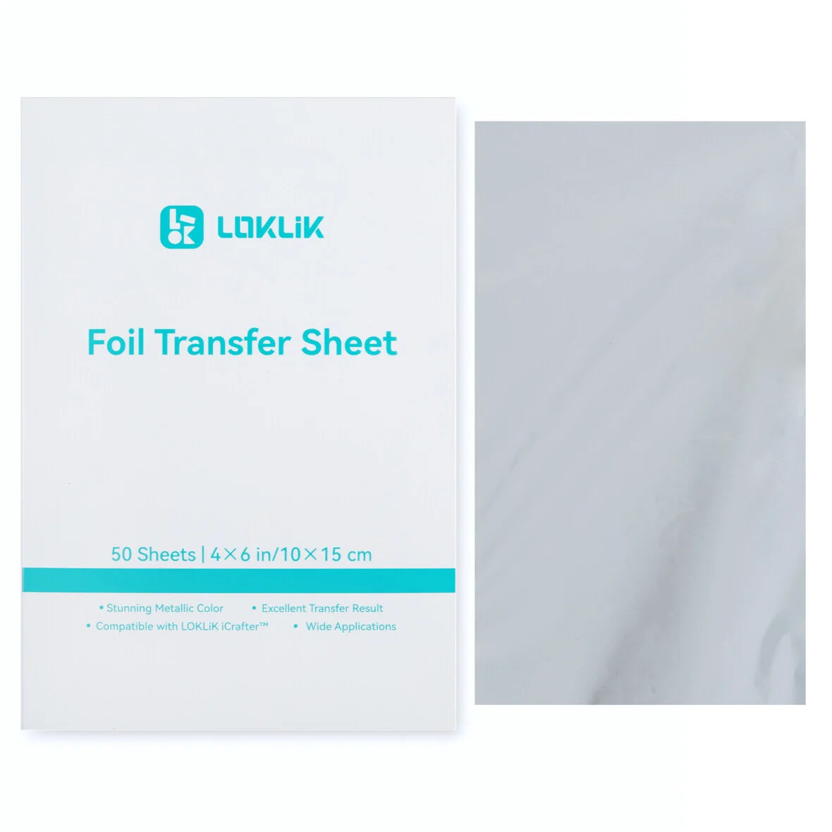 LOKLiK Foil Transfer Sheets - Gold - 50 pack