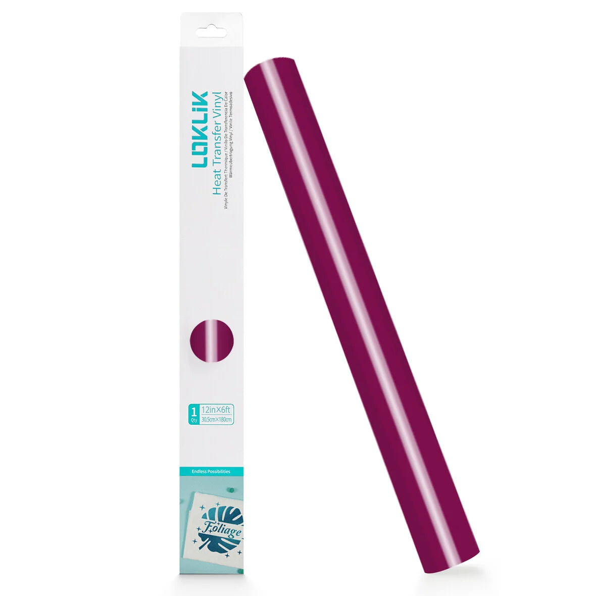 LOKLiK Heat Transfer Vinyl Basic Rose Red