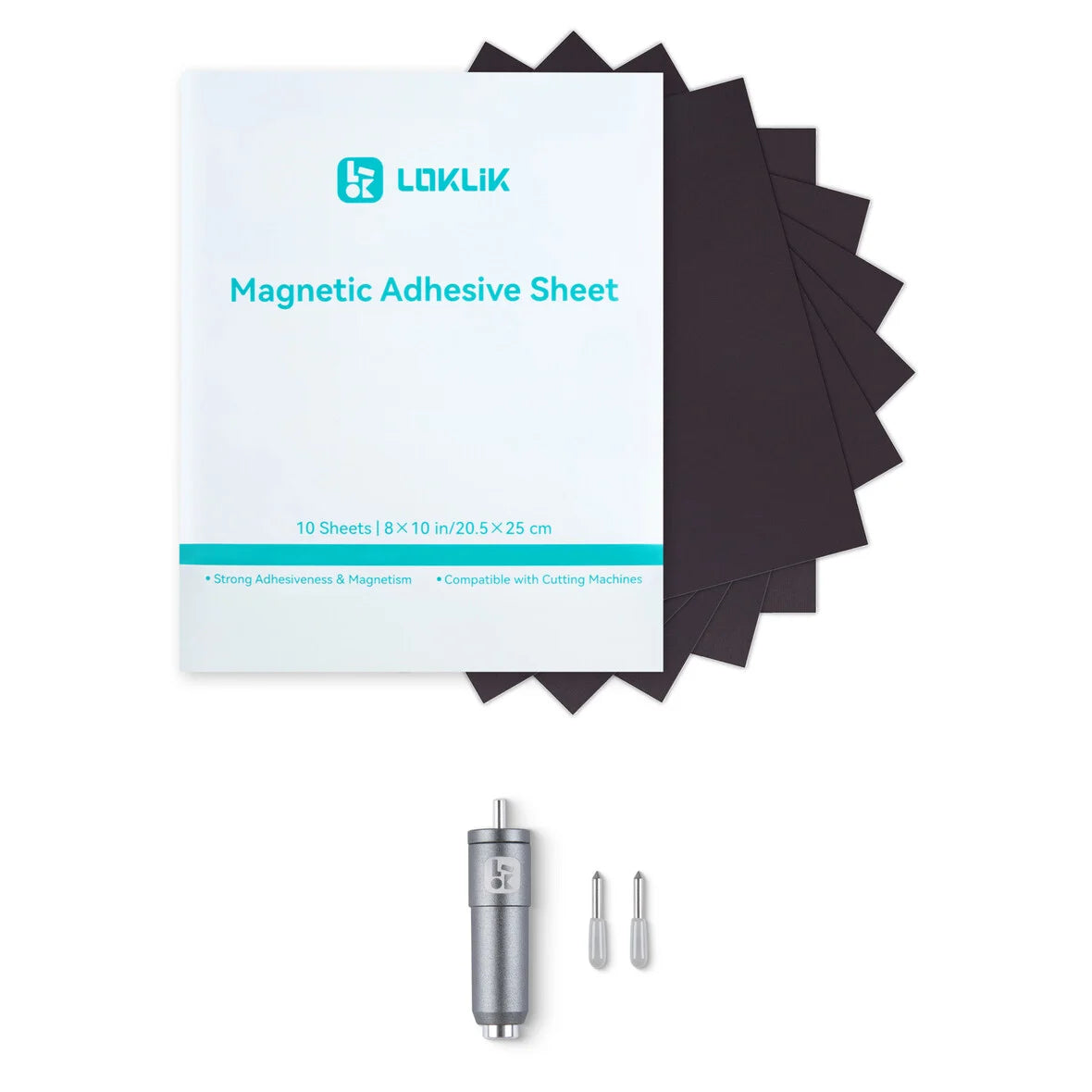 LOKLiK Magnetic Sheet 0.5 mm - 10 pack