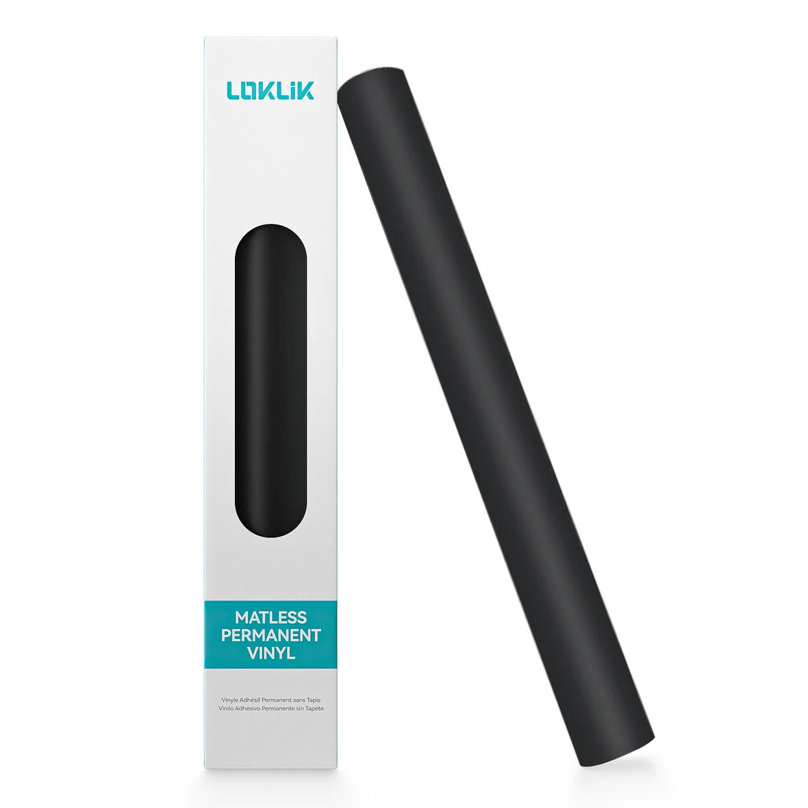 LOKLiK Matless Permanent Adhesive Vinyl Matte Black