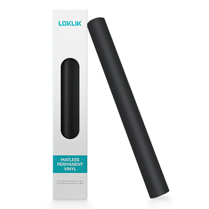 LOKLiK Matless Permanent Adhesive Vinyl Matte Black