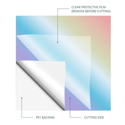 LOKLiK Permanent Adhesive Vinyl Holographic