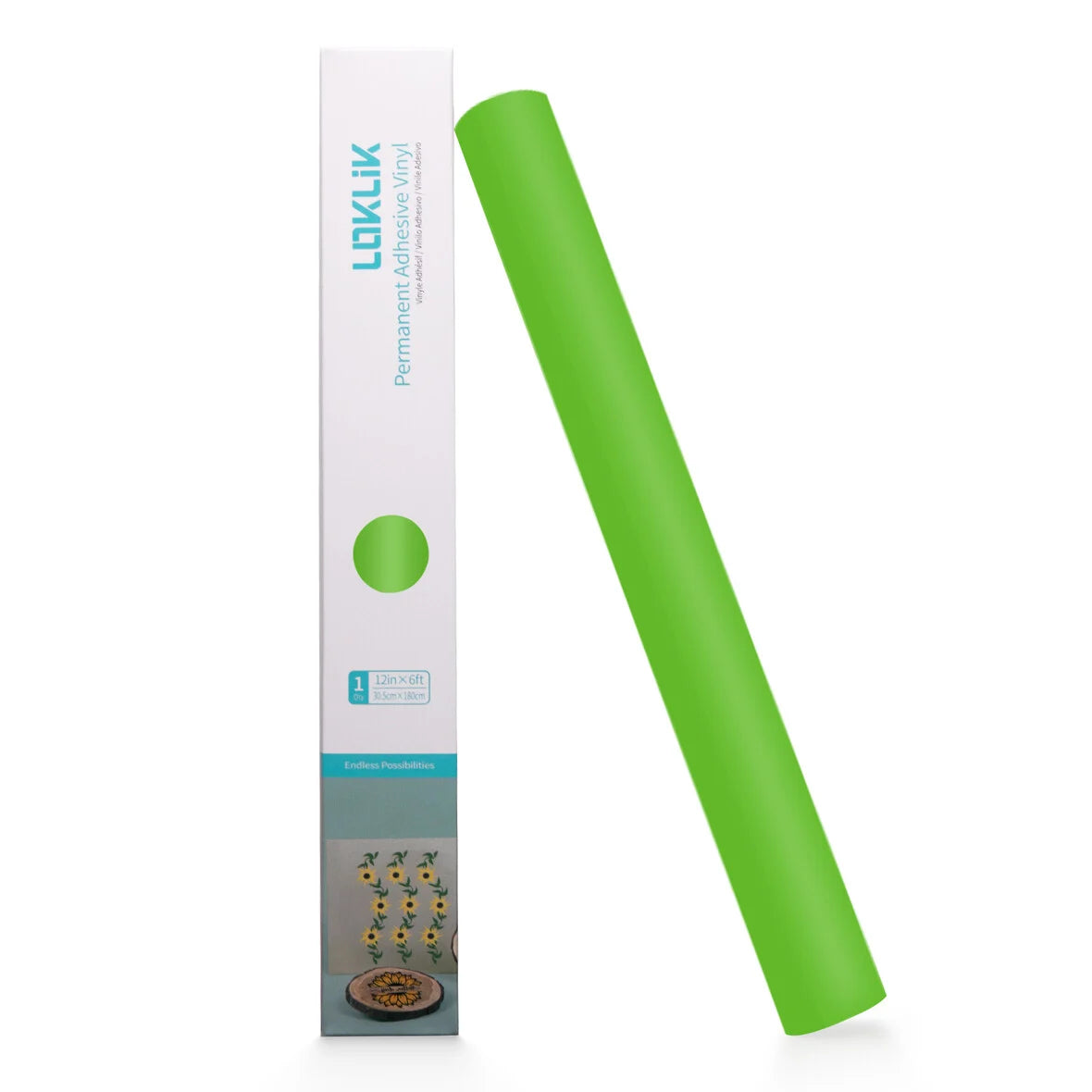 LOKLiK Permanent Adhesive Vinyl Matte Apple Green