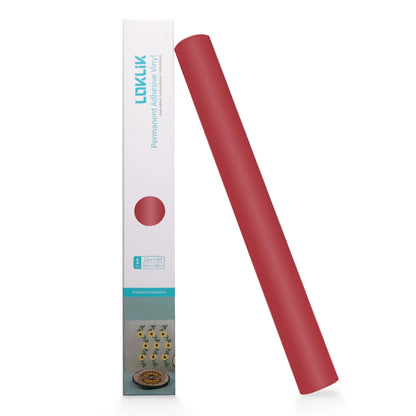 LOKLiK Permanent Adhesive Vinyl Matte Red