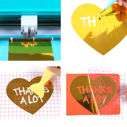 LOKLiK Permanent Adhesive Vinyl Mirror Metallic