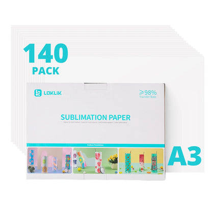 LOKLiK Sublimation Paper A3 - 140 Pack