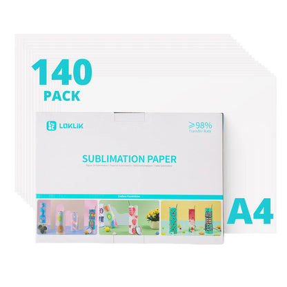 LOKLiK Sublimation Paper A4 - 140 Pack