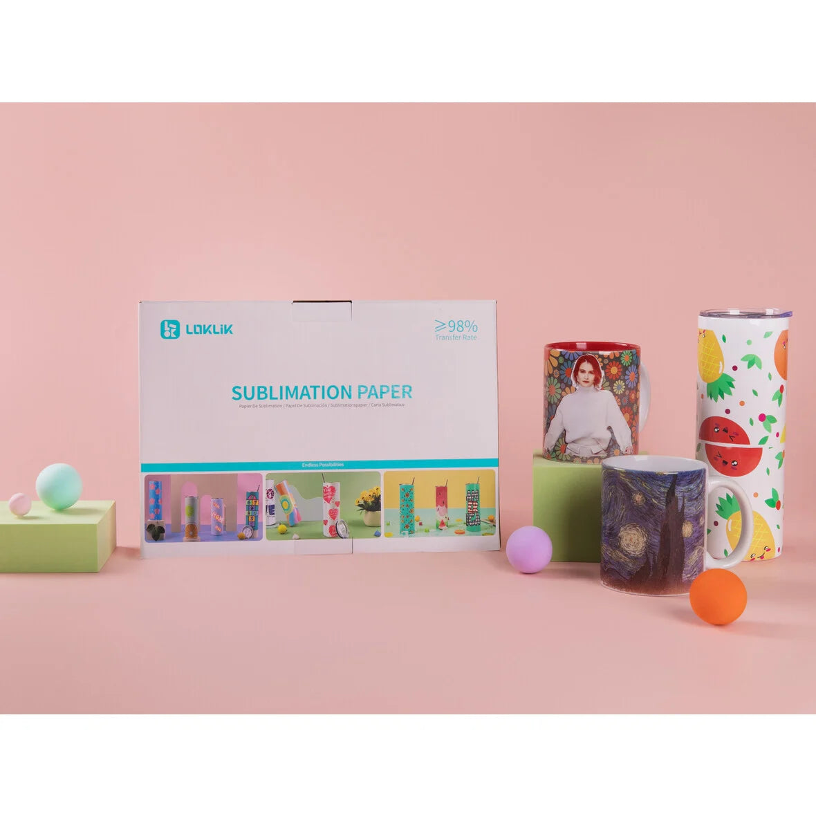 LOKLiK Sublimation Paper A4 - 140 Pack