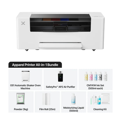 xTool Apparel Printer: One Click DTF Printer, Effortless Customization for Business