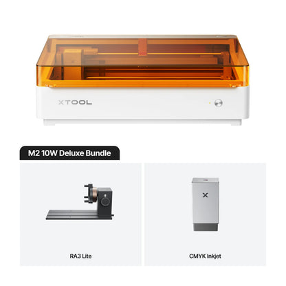 xTool M2 Color Craft Laser Cutter & Engraver | Full-Color CMYK Inkjet & 10W/20W Diode Laser