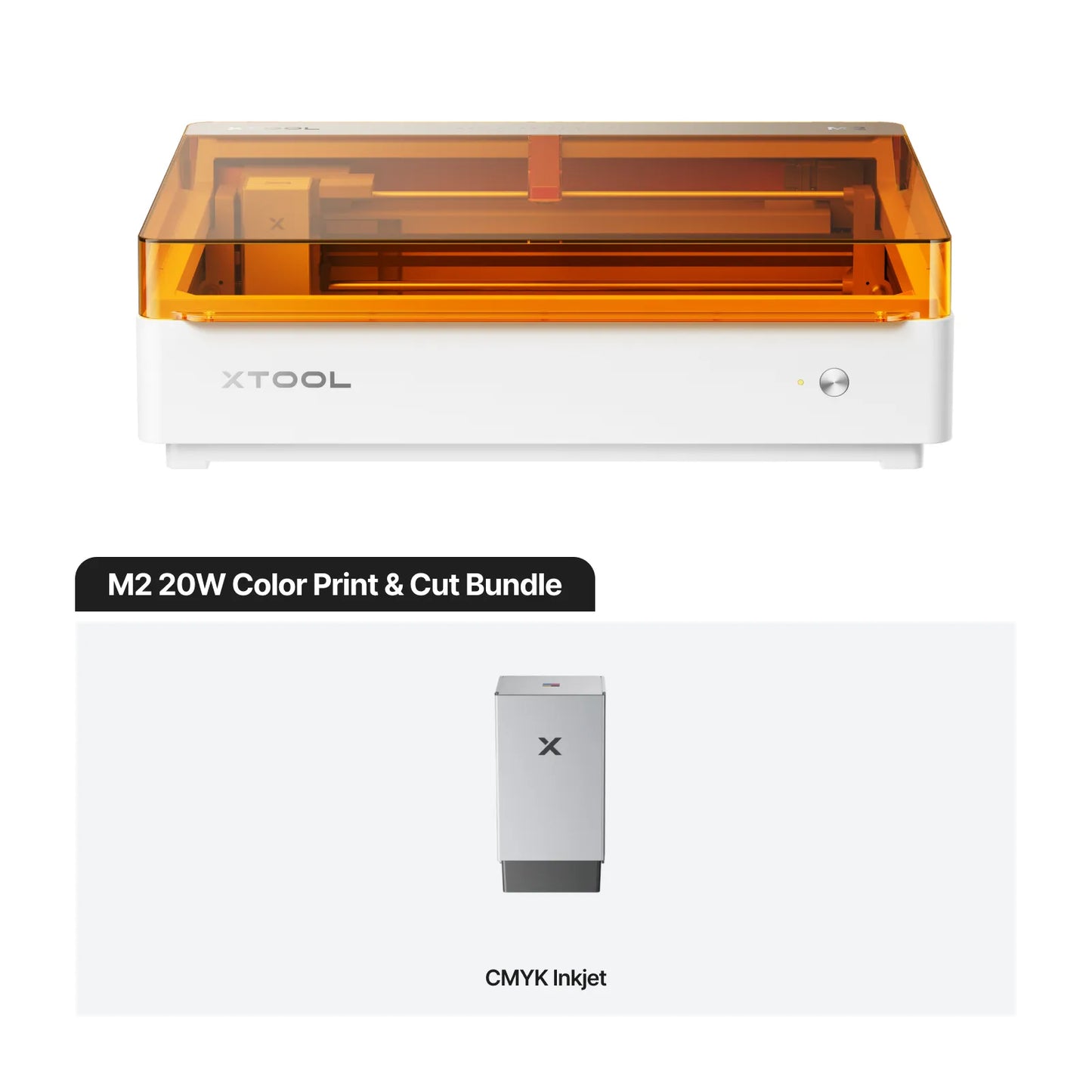 xTool M2 Color Craft Laser Cutter & Engraver | Full-Color CMYK Inkjet & 10W/20W Diode Laser