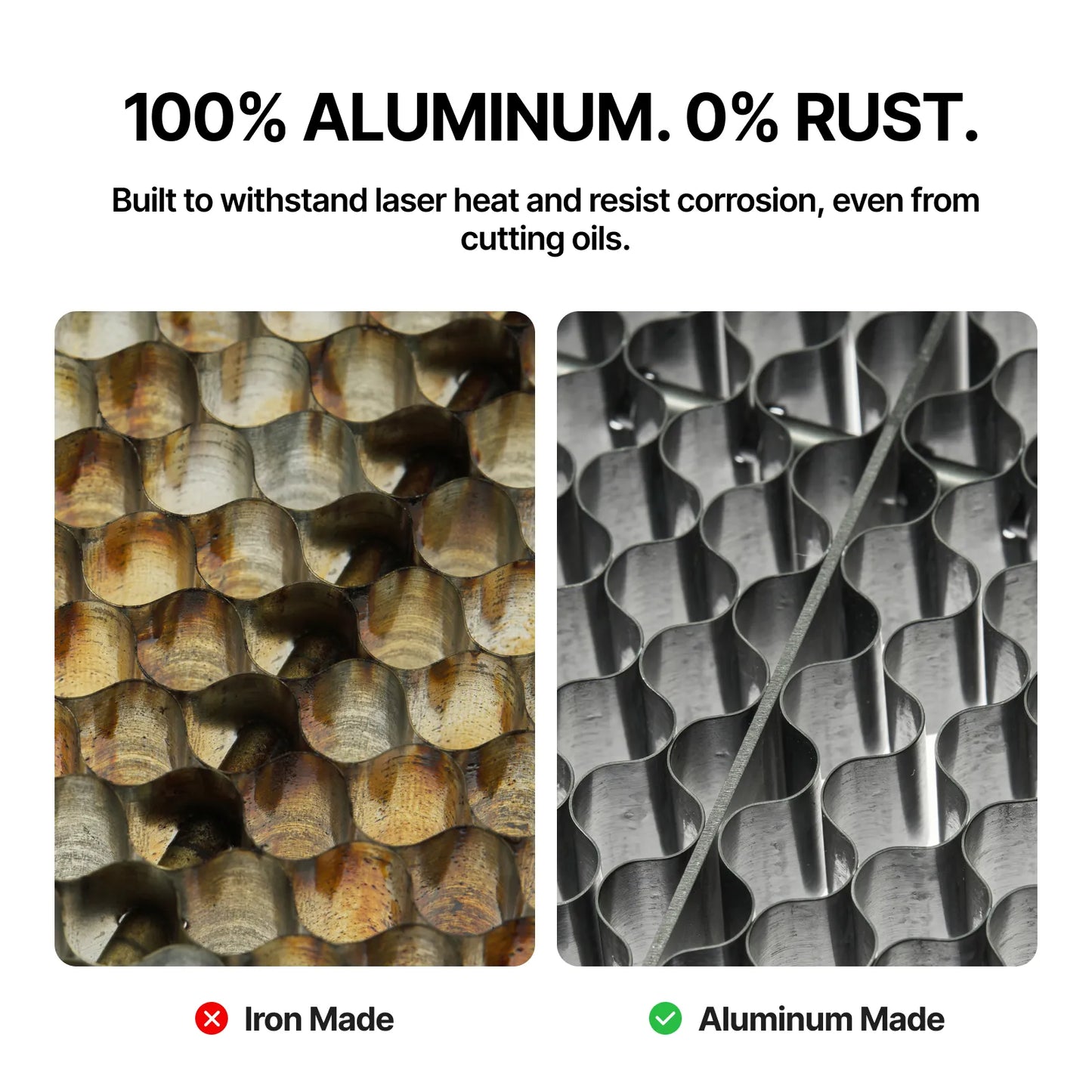 xTool Honeycomb Panel for P3 | Aluminum, Ultra-Lightweight, Rust-Free