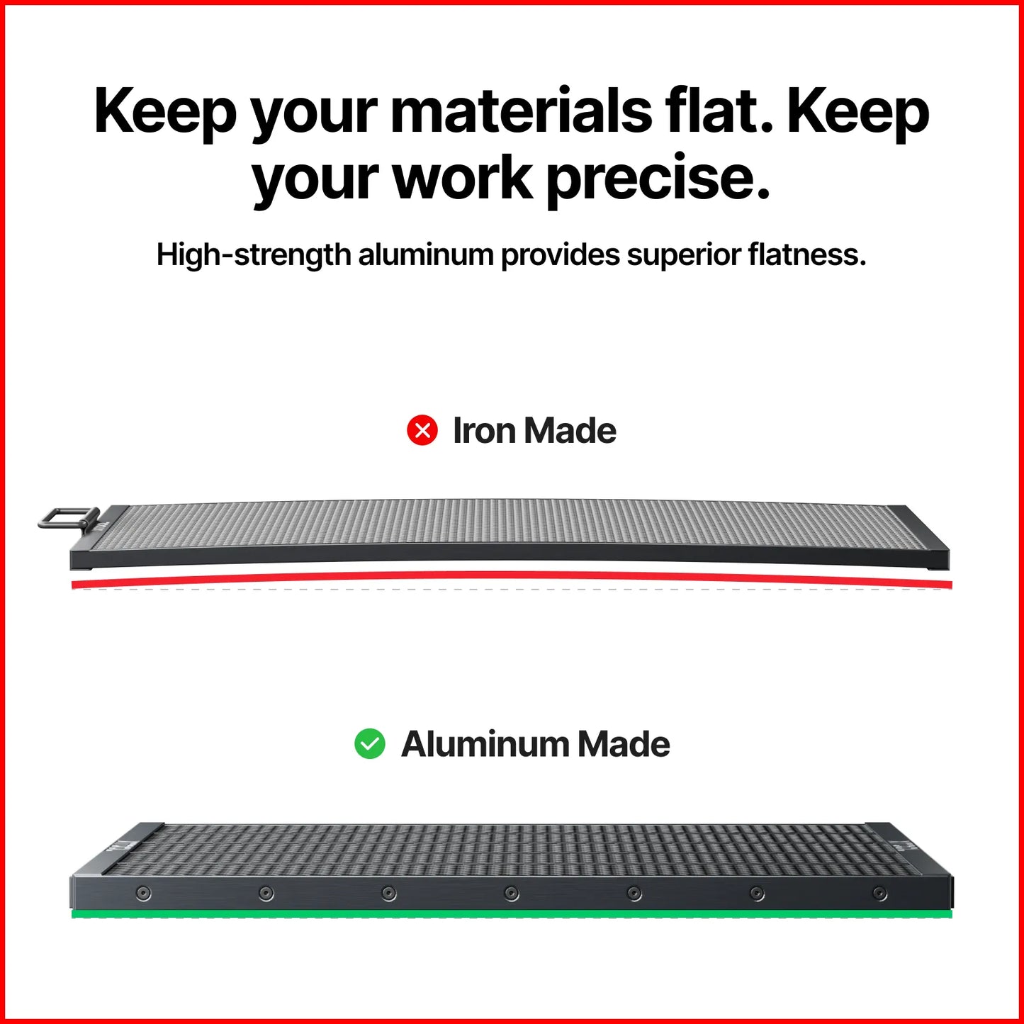 xTool Honeycomb Panel for P3 | Aluminum, Ultra-Lightweight, Rust-Free