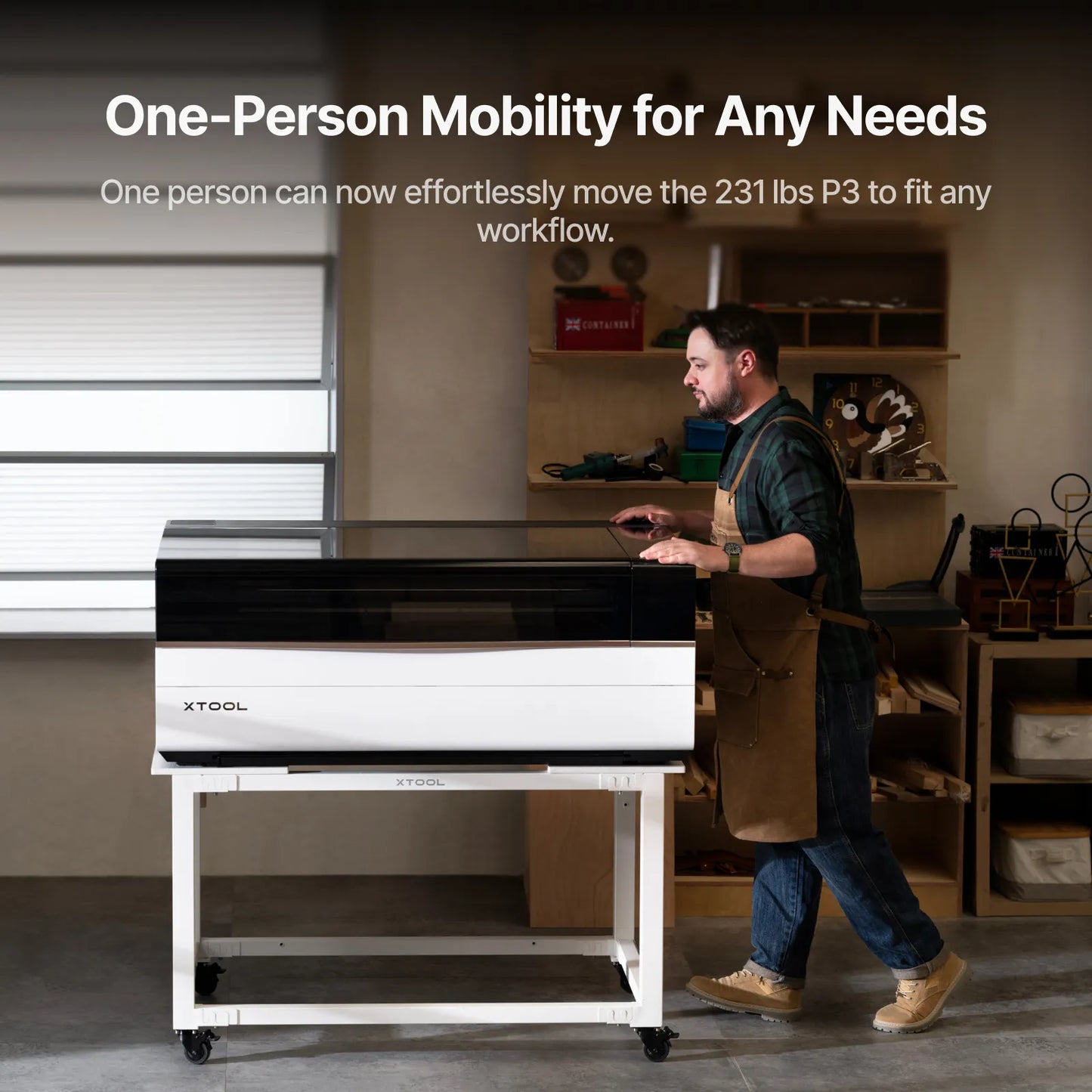 xTool Mobile Work Stand for P3