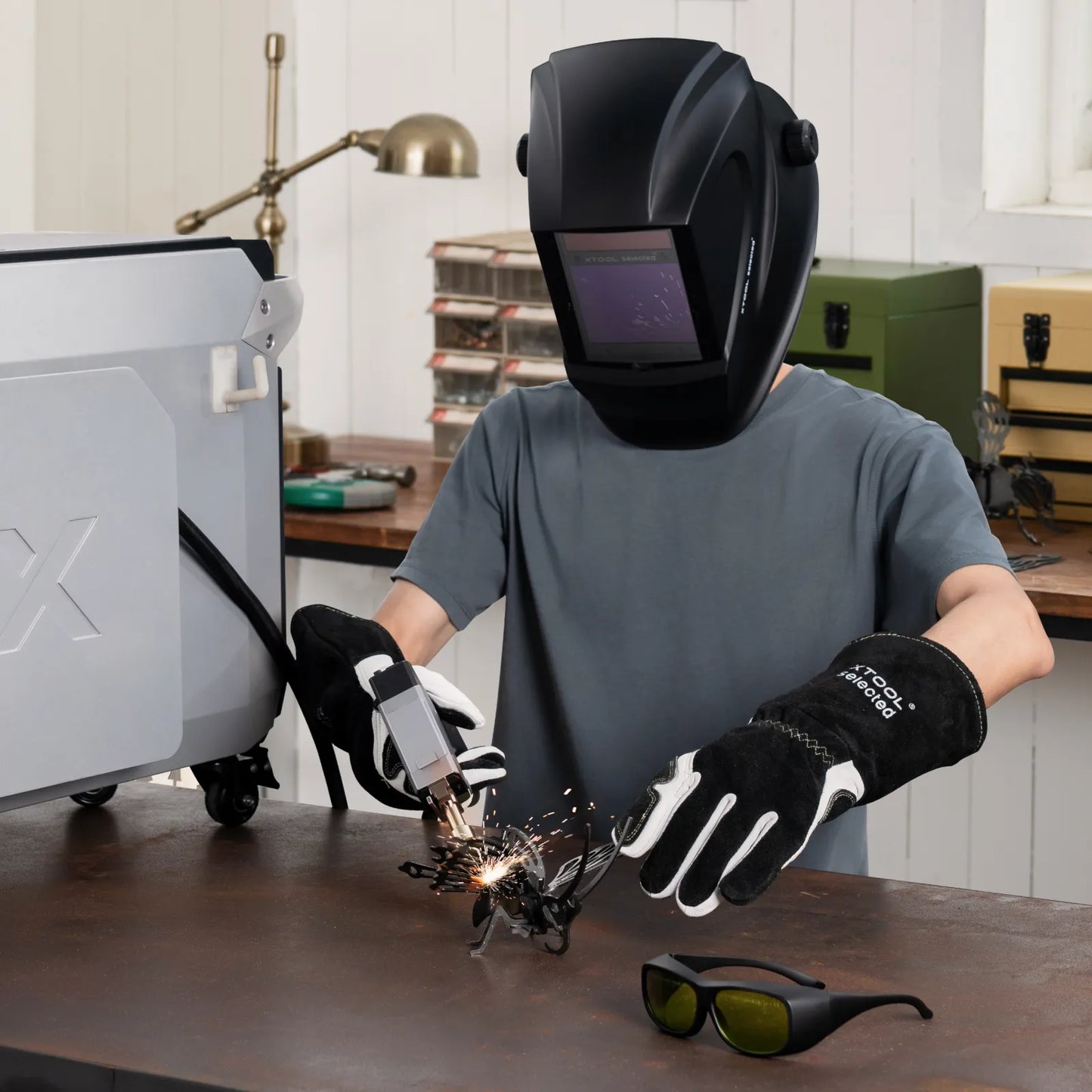 xTool 14in Laser Welding Gloves for xTool MetalFab