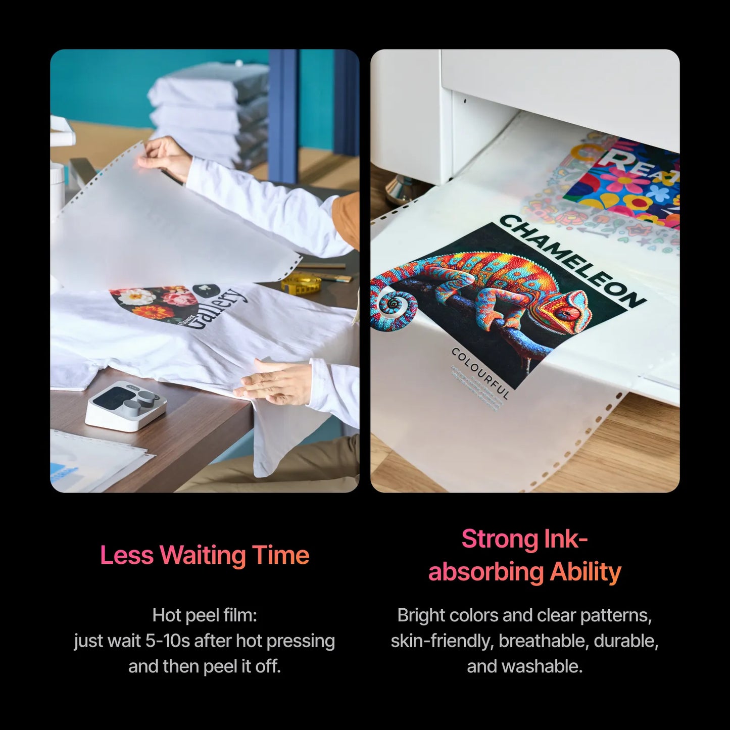 xTool Selected Apparel Printer Film Rolls (100m)