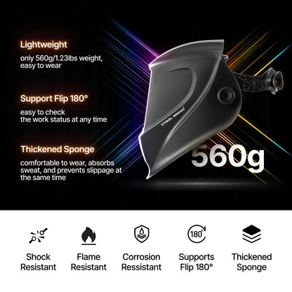 xTool 1080nm Auto-Darkening Laser Welding Helmet